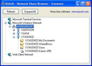 Blue Network Browser screenshot